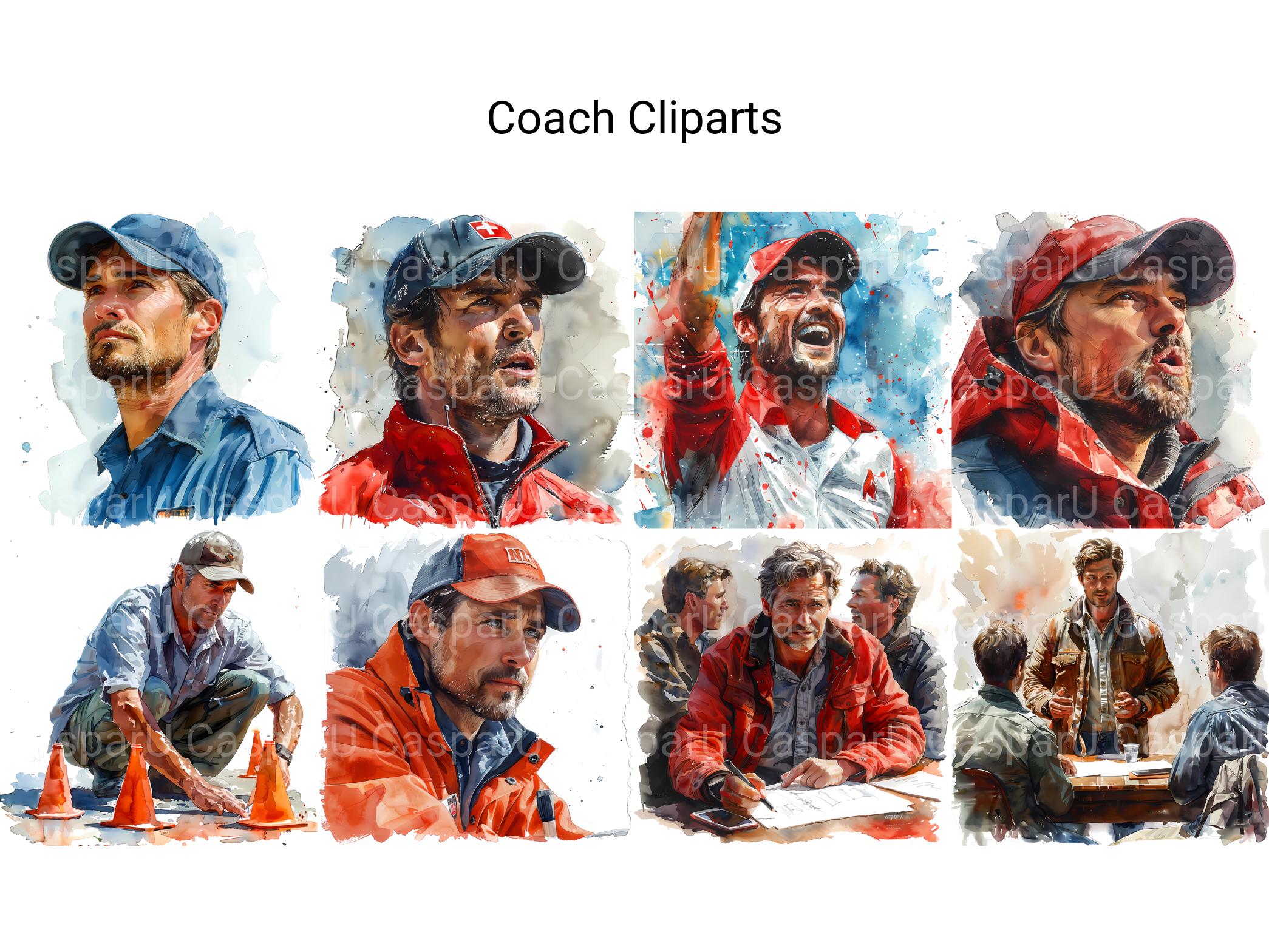 Coach Clipart - CraftNest - Digital Crafting and Art