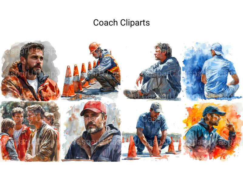 Coach Clipart - CraftNest - Digital Crafting and Art