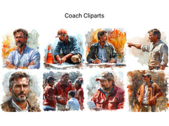 Coach Clipart - CraftNest - Digital Crafting and Art