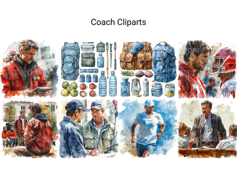 Coach Clipart - CraftNest - Digital Crafting and Art