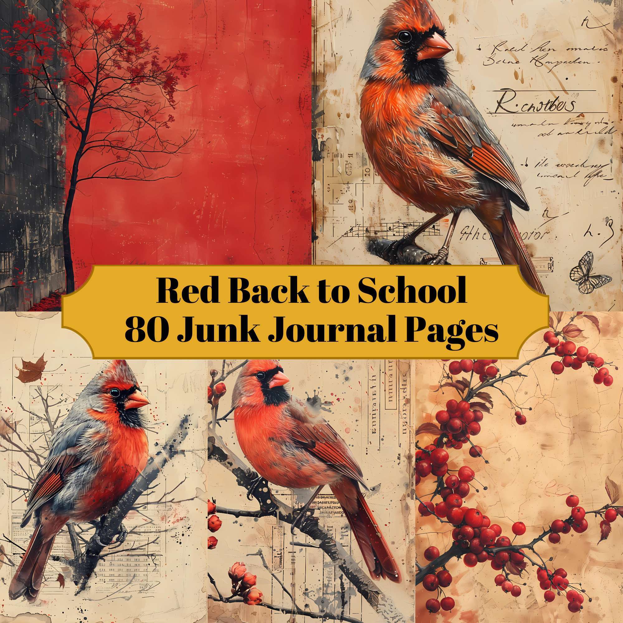 Red Back To School - CraftNest - Digital Crafting and Art