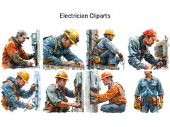 Electrician Clipart - CraftNest - Digital Crafting and Art