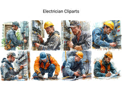 Electrician Clipart - CraftNest - Digital Crafting and Art