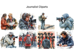 Journalist Clipart - CraftNest - Digital Crafting and Art