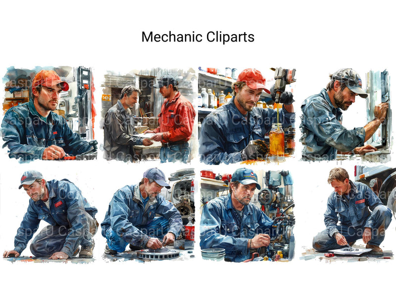 Mechanic Clipart - CraftNest - Digital Crafting and Art