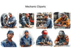 Mechanic Clipart - CraftNest - Digital Crafting and Art