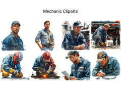 Mechanic Clipart - CraftNest - Digital Crafting and Art