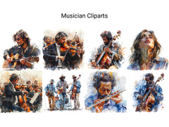 Musician Clipart - CraftNest - Digital Crafting and Art