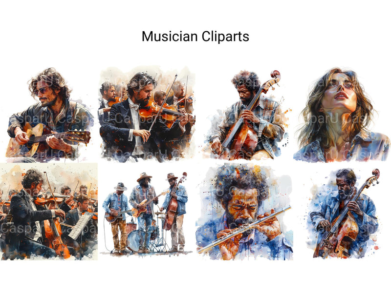 Musician Clipart - CraftNest - Digital Crafting and Art