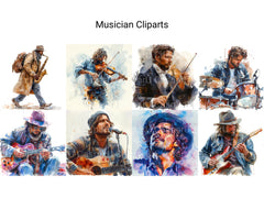 Musician Clipart - CraftNest - Digital Crafting and Art