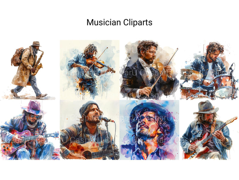 Musician Clipart - CraftNest - Digital Crafting and Art