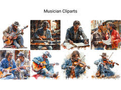 Musician Clipart - CraftNest - Digital Crafting and Art