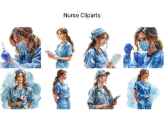 Nurse Clipart - CraftNest - Digital Crafting and Art