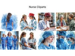 Nurse Clipart - CraftNest - Digital Crafting and Art