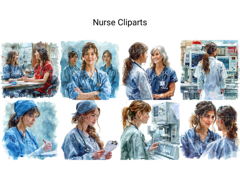 Nurse Clipart - CraftNest - Digital Crafting and Art