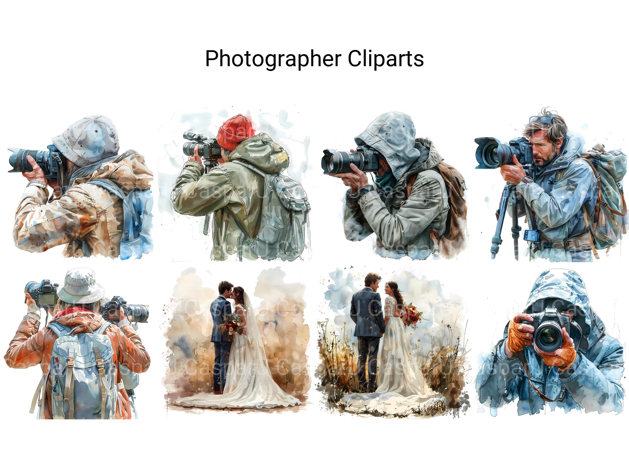 Photographer Clipart - CraftNest - Digital Crafting and Art