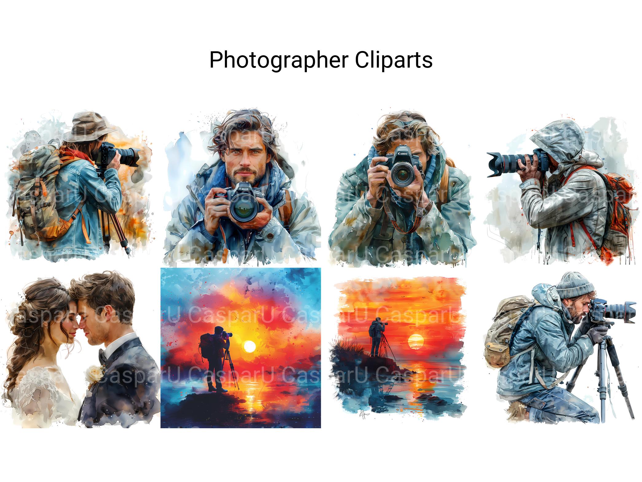 Photographer Clipart - CraftNest - Digital Crafting and Art