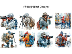 Photographer Clipart - CraftNest - Digital Crafting and Art