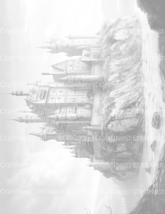 Castles Coloring Book - CraftNest - Digital Crafting and Art