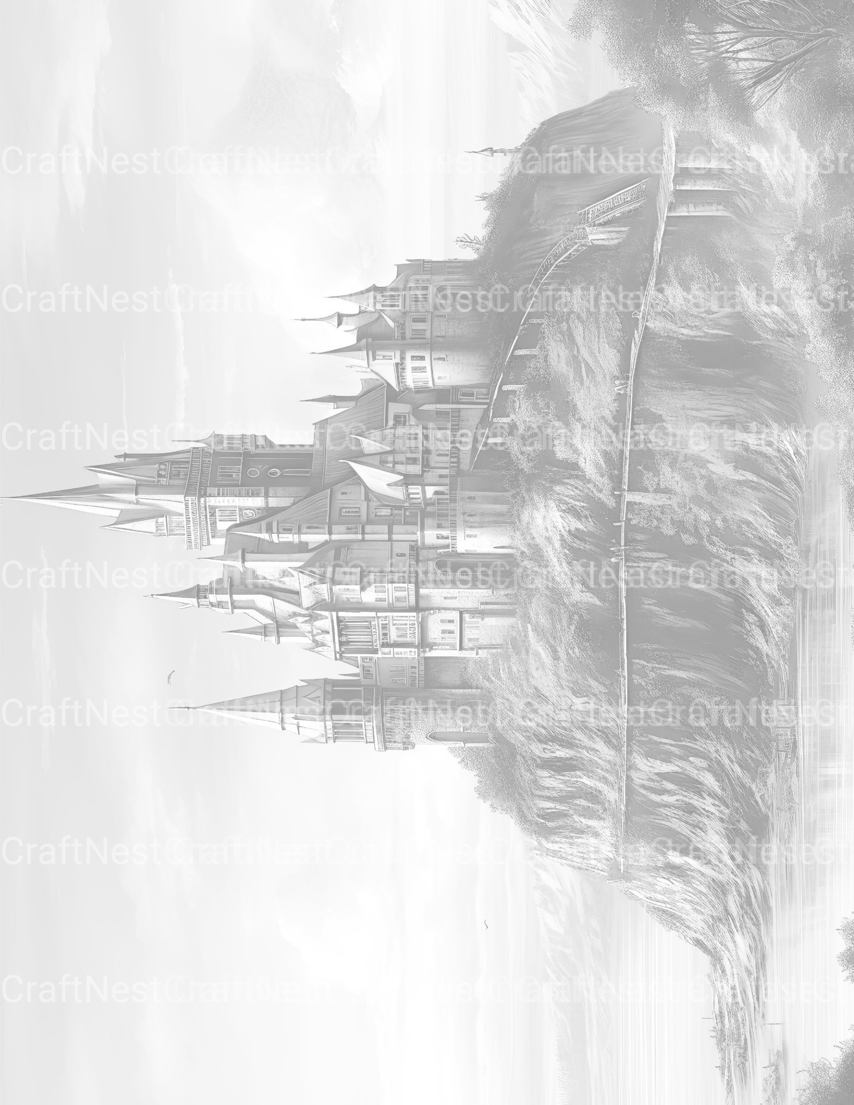 Castles Coloring Book - CraftNest - Digital Crafting and Art