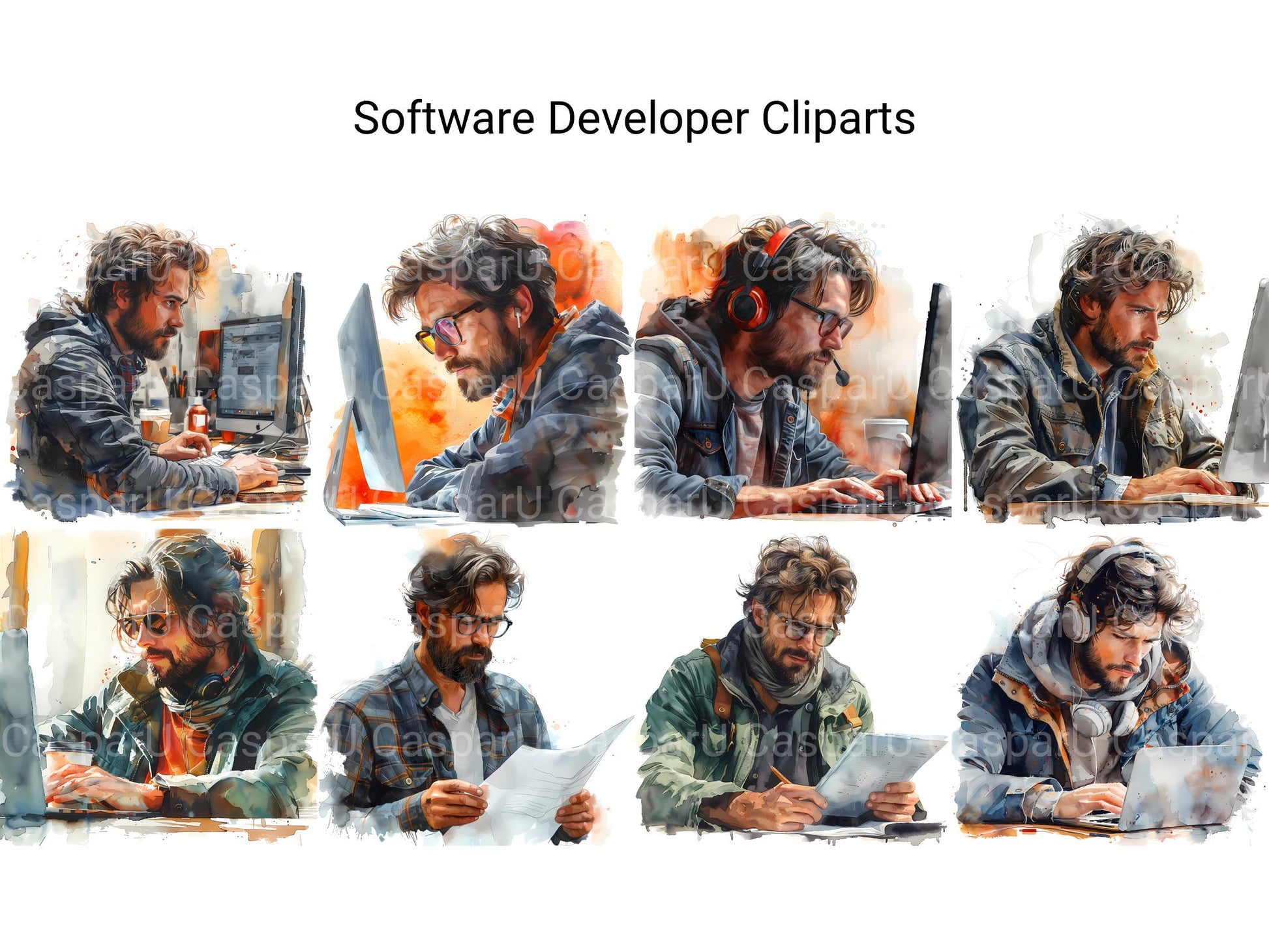 Software Developer Clipart - CraftNest - Digital Crafting and Art