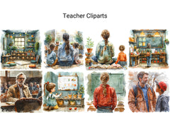 Teacher Clipart - CraftNest - Digital Crafting and Art