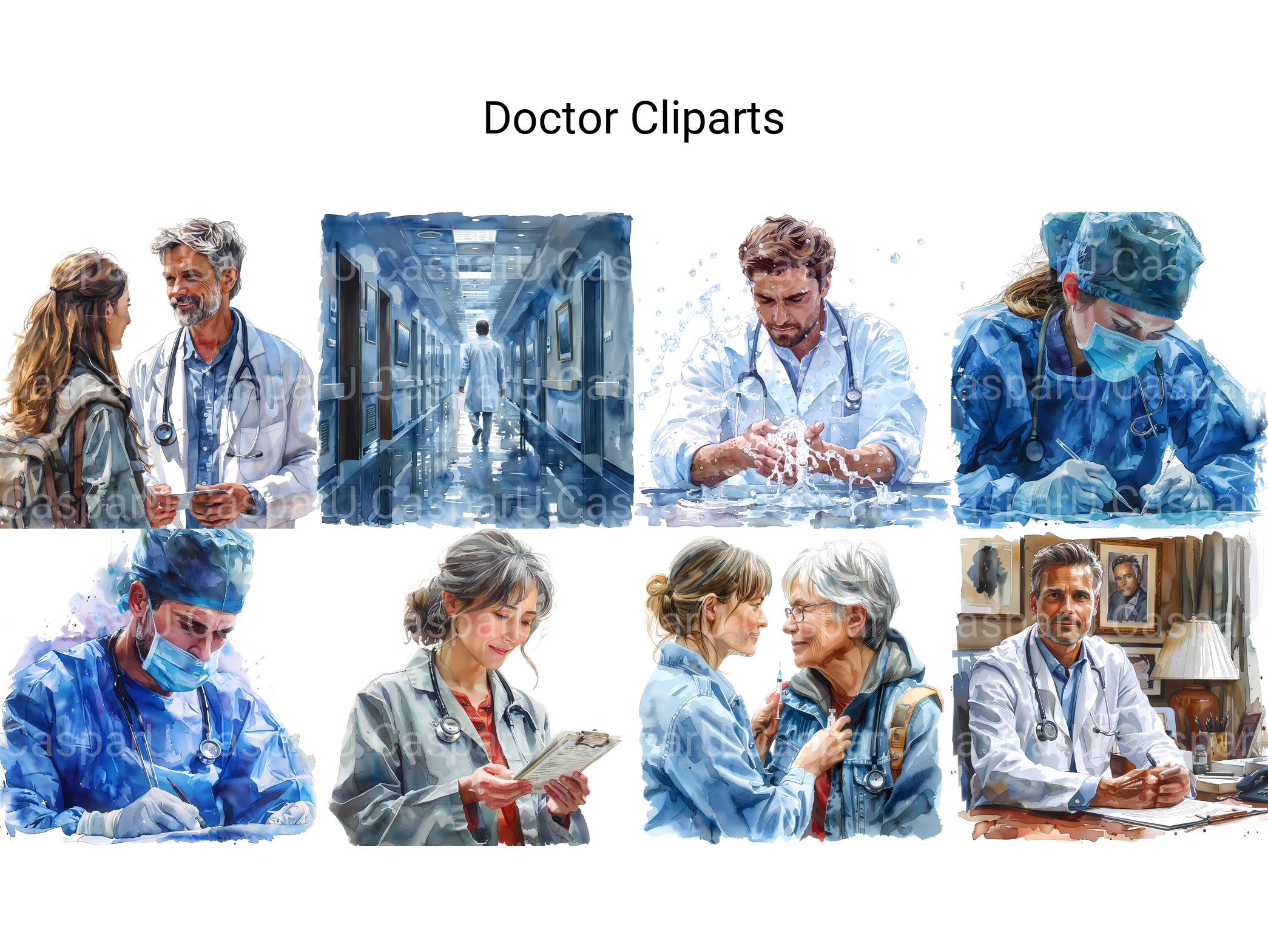 Doctor Clipart - CraftNest - Digital Crafting and Art