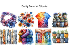 Crafty Summer Clipart - CraftNest - Digital Crafting and Art