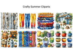 Crafty Summer Clipart - CraftNest - Digital Crafting and Art