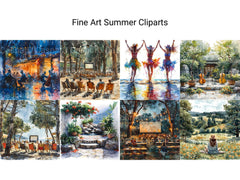 Fine Art Summer Clipart - CraftNest - Digital Crafting and Art