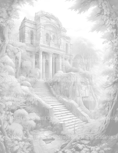 Lost Ruins Coloring Book - CraftNest - Digital Crafting and Art