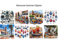 Moroccan Summer Clipart - CraftNest - Digital Crafting and Art