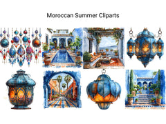 Moroccan Summer Clipart - CraftNest - Digital Crafting and Art