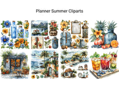 Planner Summer Clipart - CraftNest - Digital Crafting and Art