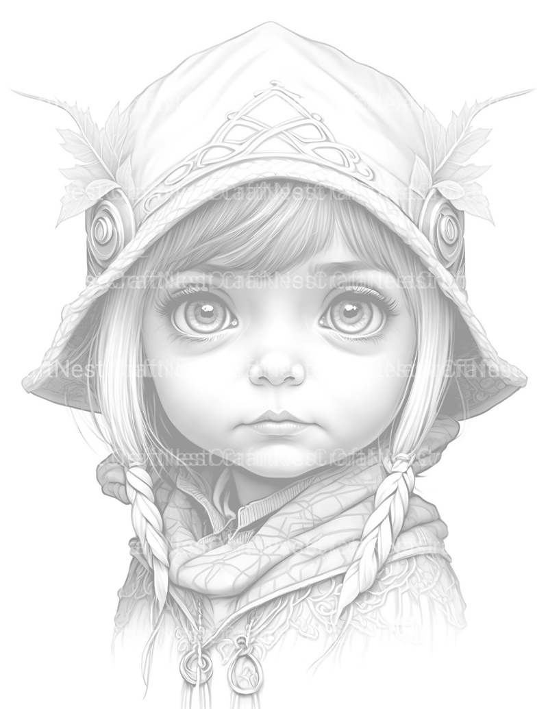 Gothic Girl Coloring Book - CraftNest - Digital Crafting and Art