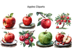 Apple Clipart - CraftNest - Digital Crafting and Art