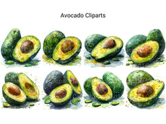 Avocado Clipart - CraftNest - Digital Crafting and Art