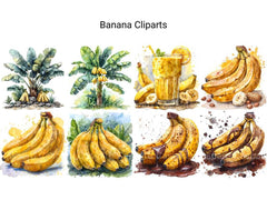 Banana Clipart - CraftNest - Digital Crafting and Art