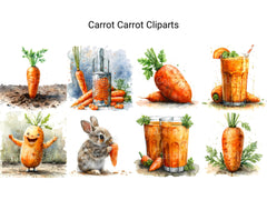 Carrot Clipart - CraftNest - Digital Crafting and Art