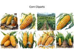 Corn Clipart - CraftNest - Digital Crafting and Art