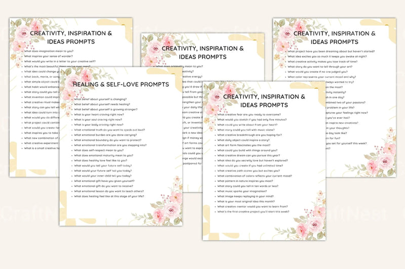 Ultimate All-In-One Prompts Book - CraftNest - Digital Crafting and Art