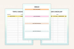 Student Success Planner Organizer - CraftNest - Digital Crafting and Art