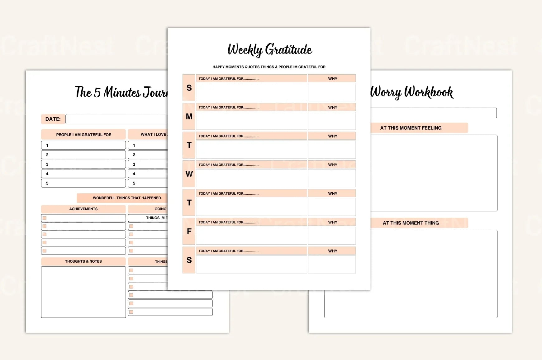 Burnout Recovery Workbook for Stress Relief - CraftNest - Digital Crafting and Art