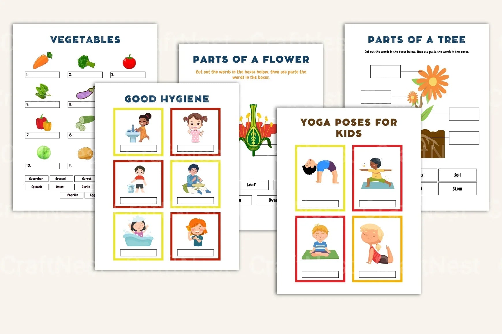 Educational Posters for Kids - CraftNest - Digital Crafting and Art