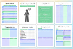 Mental Burnout Workbook for Stress Relief - CraftNest - Digital Crafting and Art
