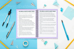 Anxiety Relief Prompts Book for Stress Reduction - CraftNest - Digital Crafting and Art