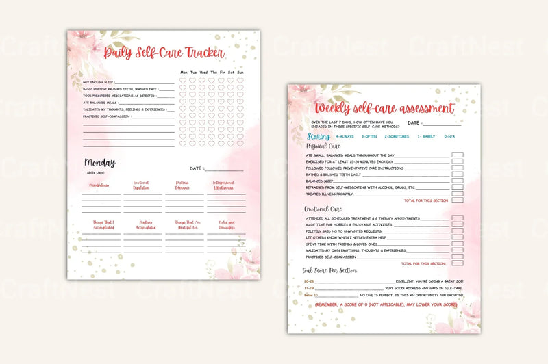 DBT Planner for Effective Therapy Planning - CraftNest - Digital Crafting and Art