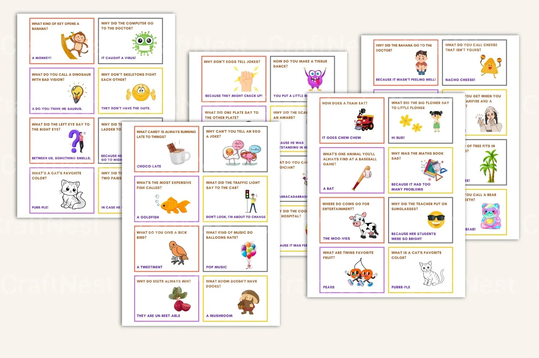 Lunchbox Jokes for Kids - CraftNest - Digital Crafting and Art