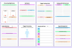 PTSD Trauma Recovery Workbook - CraftNest - Digital Crafting and Art
