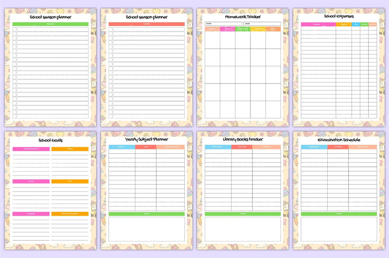 Back to School Planner 2023 - CraftNest - Digital Crafting and Art
